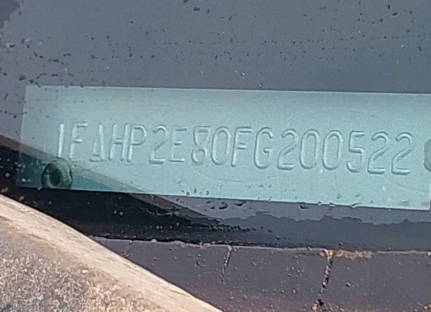 Photo 9 of 2015 Ford Taurus SEL (VIN 1FAHP2E80FG200522)