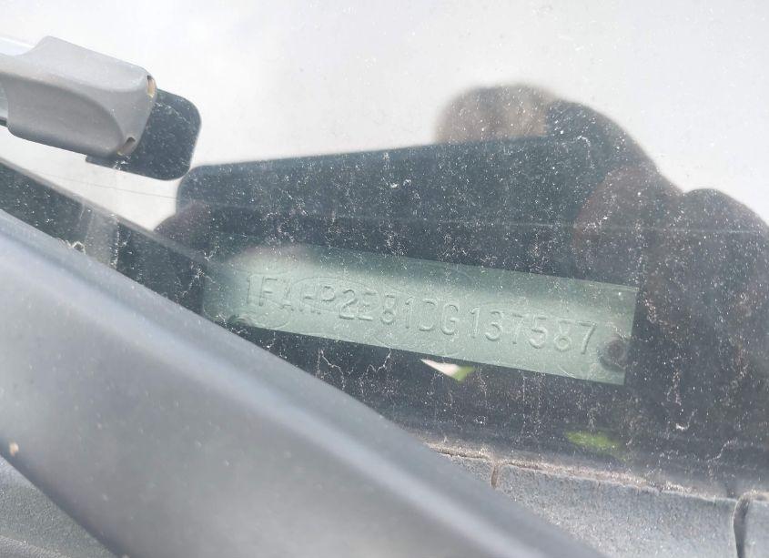 Photo 9 of 2013 Ford Taurus SEL (VIN 1FAHP2E81DG137587)