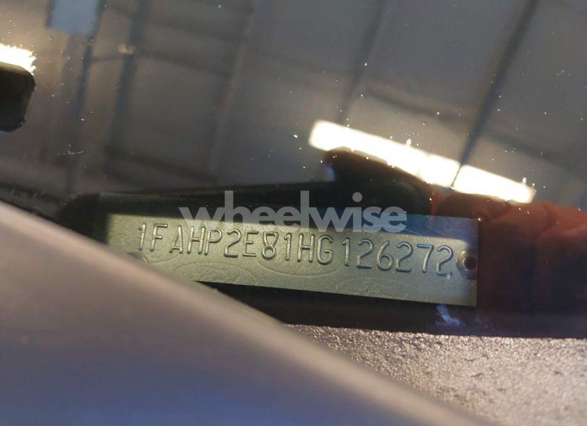 Photo 9 of 2017 Ford Taurus SEL (VIN 1FAHP2E81HG126272)