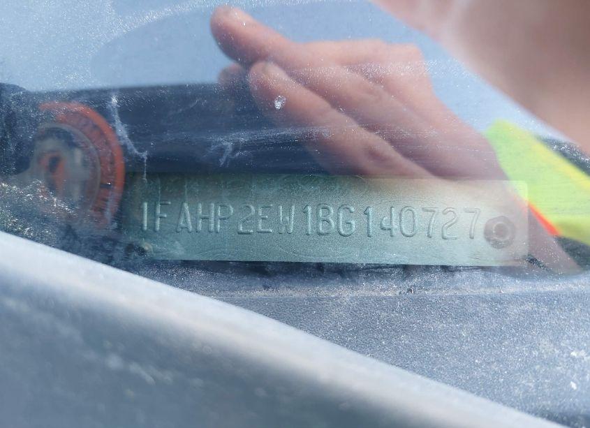 Photo 9 of 2011 Ford Taurus SEL (VIN 1FAHP2EW1BG140727)