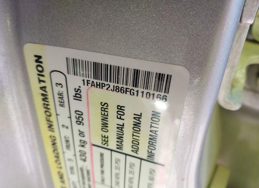 Photo 9 of 2015 Ford Taurus LIMITED (VIN 1FAHP2J86FG110166)