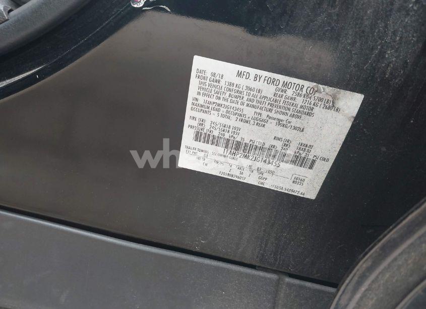 Photo 9 of 2018 Ford Police INTERCEPTOR (VIN 1FAHP2MK2JG143455)