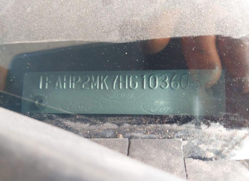 Photo 9 of 2017 Ford Police INTERCEPTOR (VIN 1FAHP2MK7HG103608)