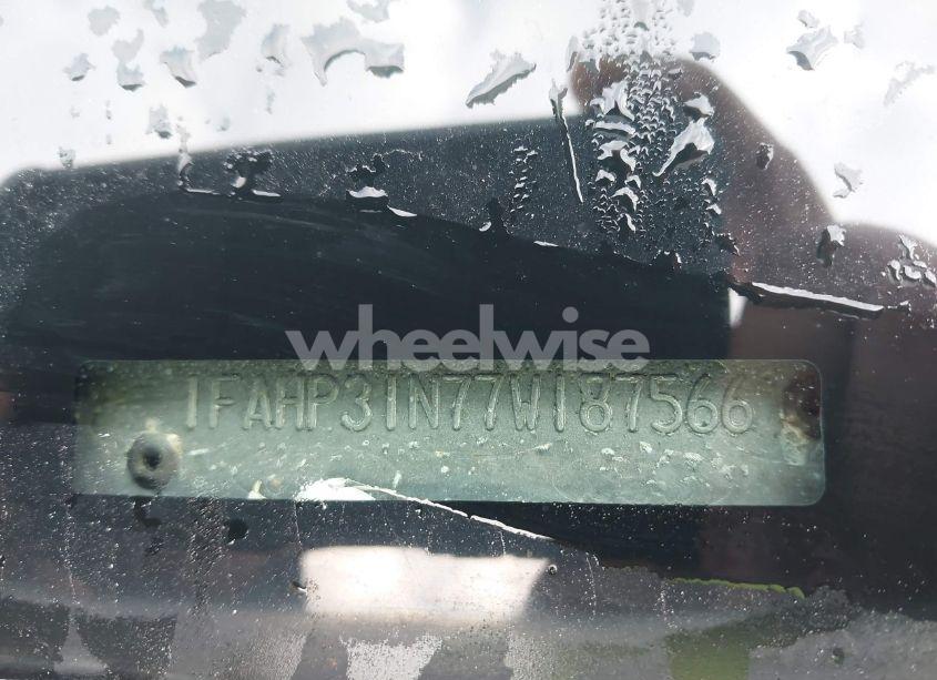 Photo 9 of 2007 Ford Focus S/SE/SES (VIN 1FAHP31N77W187566)