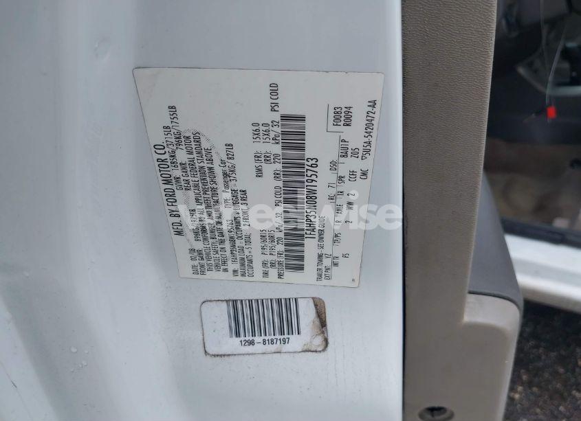 Photo 9 of 2008 Ford Focus SE/SES (VIN 1FAHP35N08W195763)