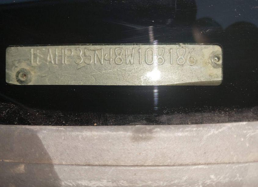 Photo 9 of 2008 Ford Focus SE/SES (VIN 1FAHP35N48W108186)