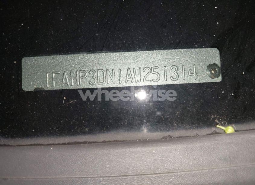 Photo 9 of 2010 Ford Focus SES (VIN 1FAHP3DN1AW251314)