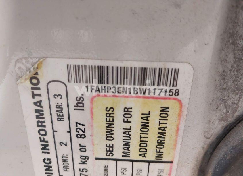 Photo 9 of 2011 Ford Focus S (VIN 1FAHP3EN1BW117158)