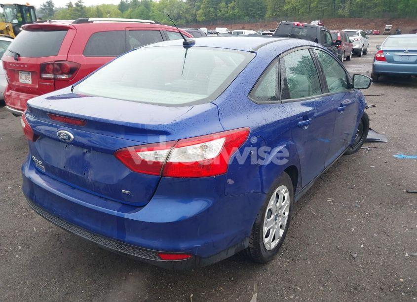 Photo 4 of 2012 Ford Focus SE (VIN 1FAHP3F23CL345654)