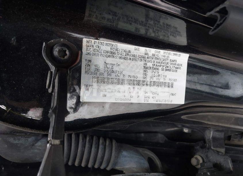 Photo 9 of 2012 Ford Focus SE (VIN 1FAHP3F24CL174400)