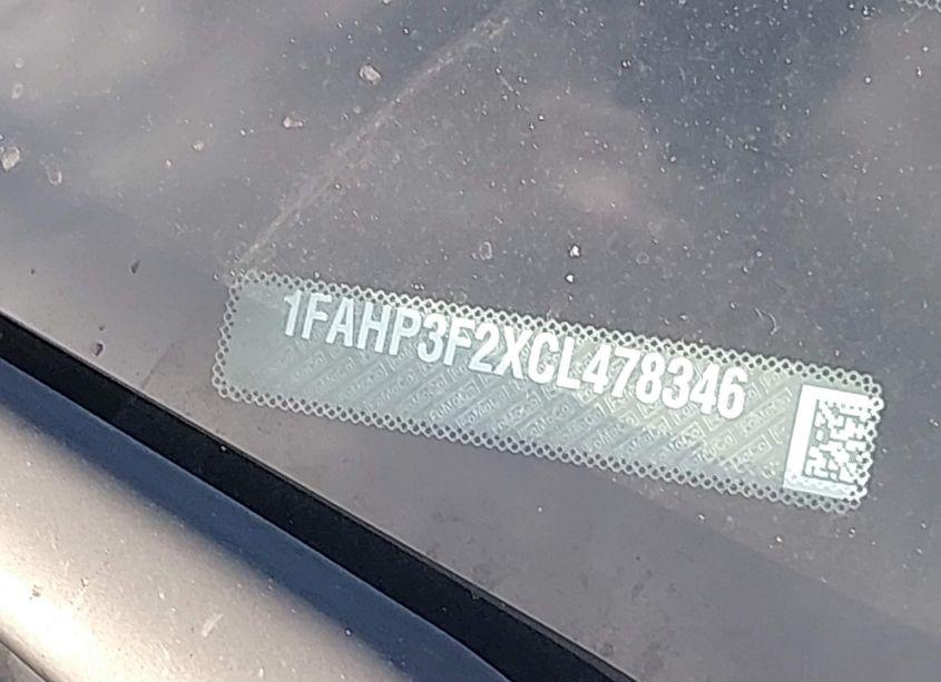 Photo 9 of 2012 Ford Focus SE (VIN 1FAHP3F2XCL478346)