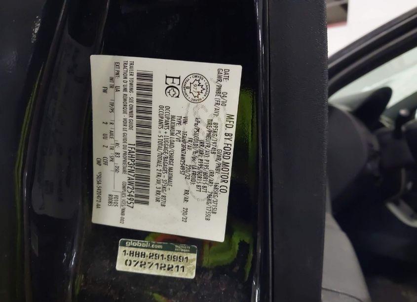 Photo 9 of 2010 Ford Focus SE (VIN 1FAHP3FN7AW254957)