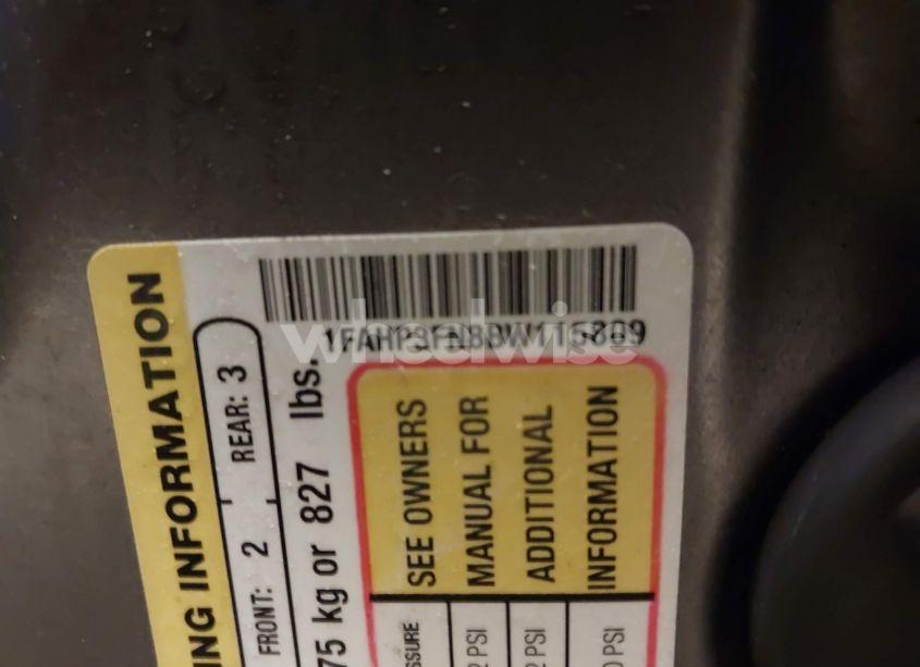 Photo 9 of 2011 Ford Focus SE (VIN 1FAHP3FN8BW115809)