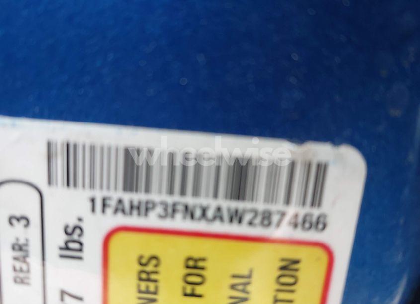 Photo 9 of 2010 Ford Focus SE (VIN 1FAHP3FNXAW287466)