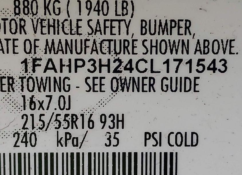 Photo 9 of 2012 Ford Focus SEL (VIN 1FAHP3H24CL171543)