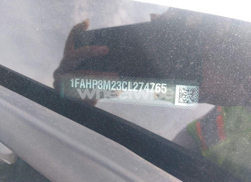 Photo 9 of 2012 Ford Focus SEL (VIN 1FAHP3M23CL274765)