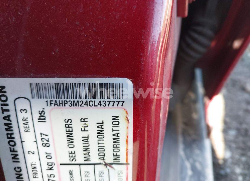 Photo 9 of 2012 Ford Focus SEL (VIN 1FAHP3M24CL437777)