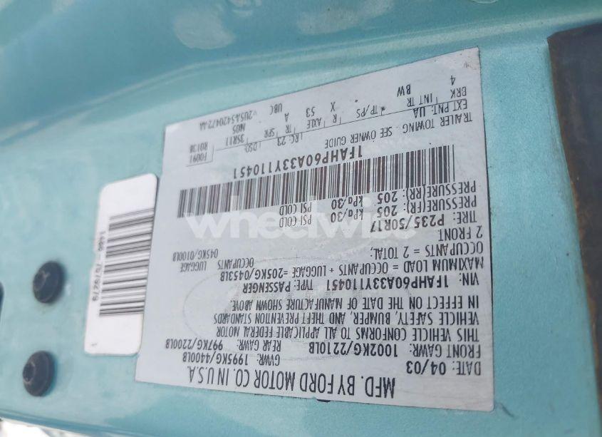 2003 Ford Thunderbird