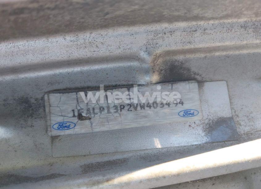 Photo 9 of 1997 Ford Escort LX (VIN 1FALP13P2VW403494)