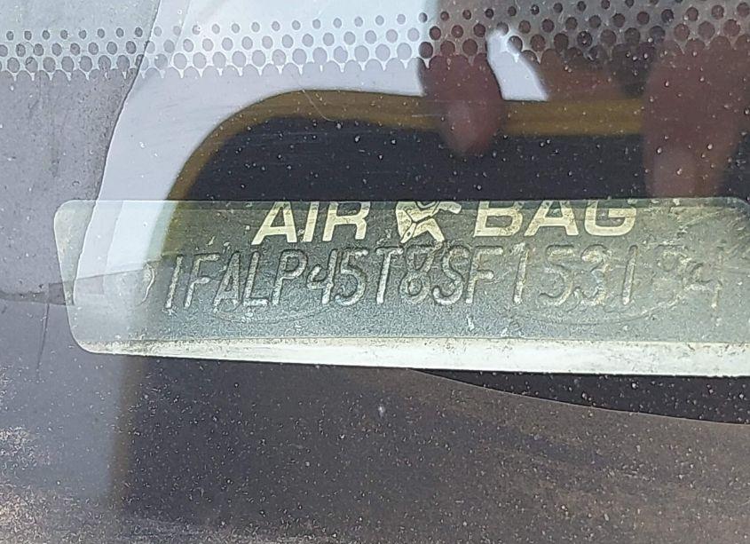 Photo 9 of 1995 Ford Mustang GT/GTS (VIN 1FALP45T8SF153184)