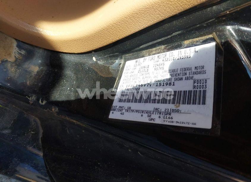 Photo 9 of 1997 Ford Mustang COBRA (VIN 1FALP46V7VF151981)