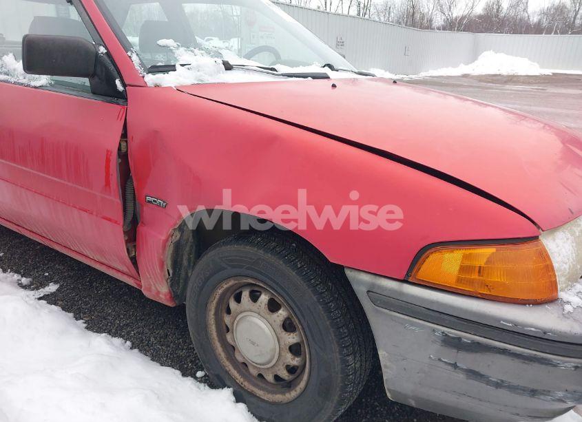 Photo 12 of 1991 Ford Escort PONY/L (VIN 1FAPP10J5MW151076)