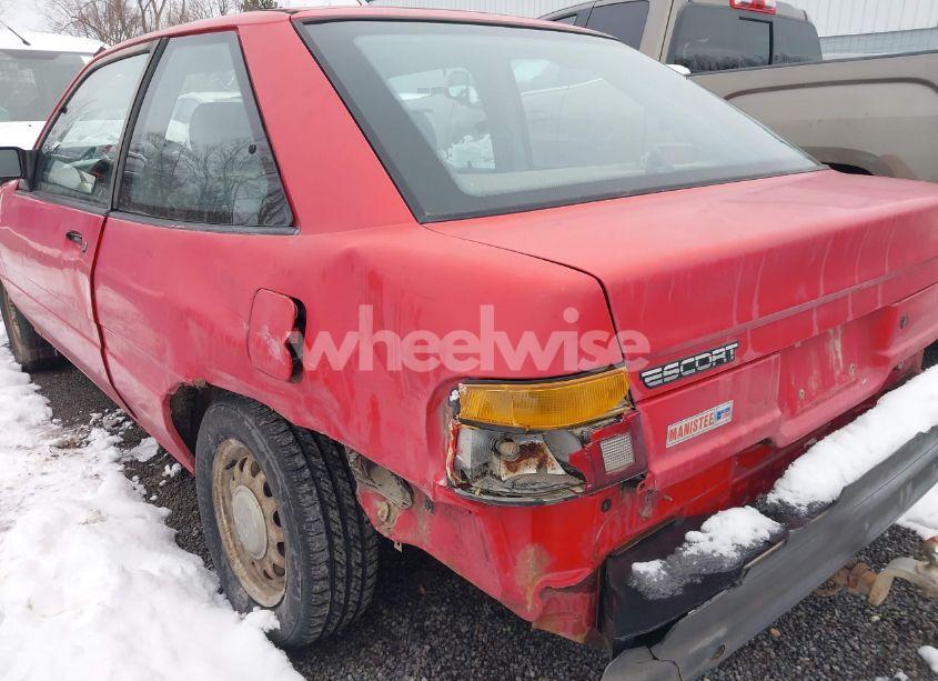 Photo 14 of 1991 Ford Escort PONY/L (VIN 1FAPP10J5MW151076)
