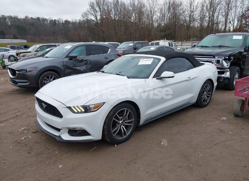 Photo 2 of 2016 Ford Mustang ECOBOOST PREMIUM (VIN 1FATP8UH1G5280893)