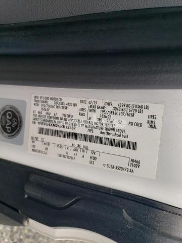 Photo 9 of 2019 FORD TRANSIT T-350 HD (VIN 1FBVU4XM2KKB12367)