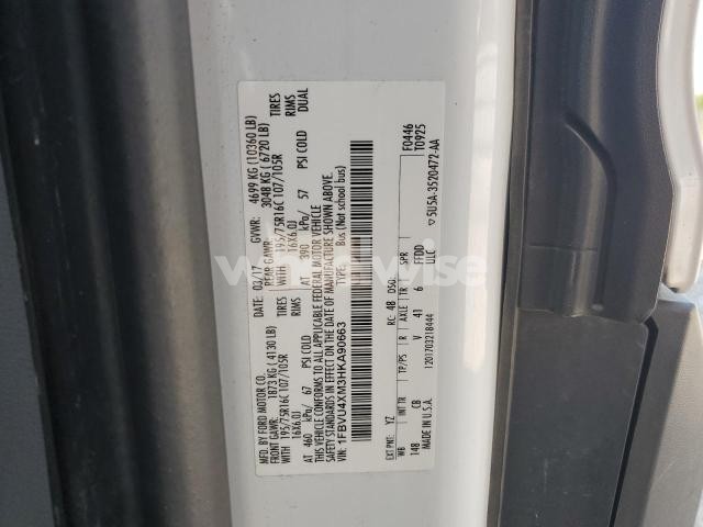 Photo 7 of 2017 FORD TRANSIT T-350 HD (VIN 1FBVU4XM3HKA90663)