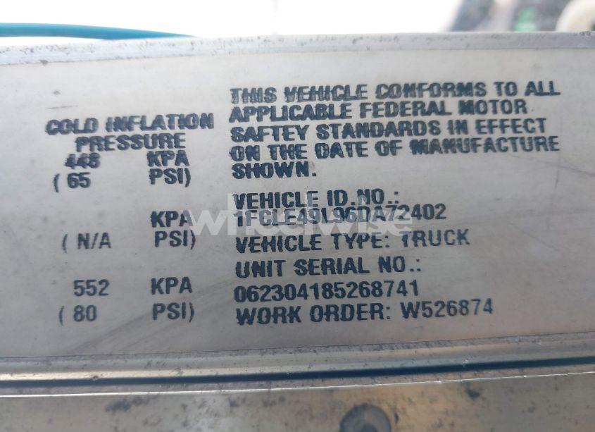 Photo 8 of 2006 Ford E-450 STRIPPED (VIN 1FCLE49L96DA72402)