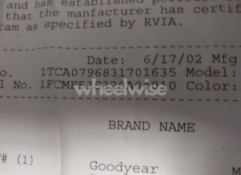 Photo 9 of 2003 Coachmen Mirada/f550 CHASSIS (VIN 1FCMF53S320A04010)