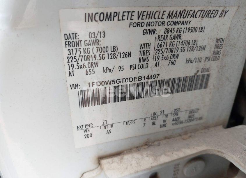 Photo 8 of 2013 Ford F-550 CHASSIS XL (VIN 1FD0W5GT0DEB14497)