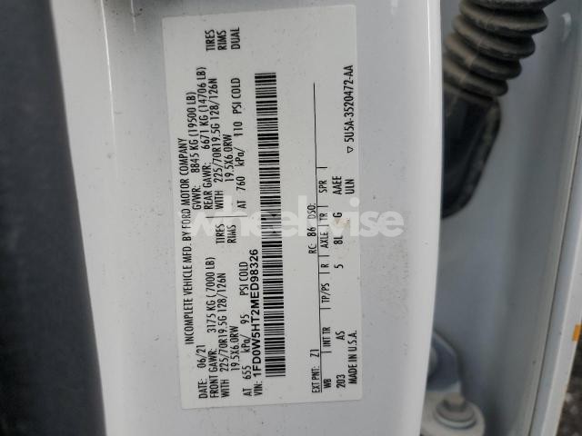 Photo 4 of 2021 FORD F550 SUPER DUTY (VIN 1FD0W5HT2MED98326)