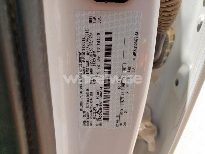 Photo 11 of 2023 FORD F550 SUPER DUTY (VIN 1FD0W5HT6PEC04174)