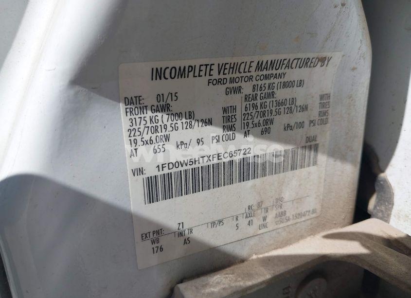 Photo 8 of 2015 Ford F-550 CHASSIS XL (VIN 1FD0W5HTXFEC65722)