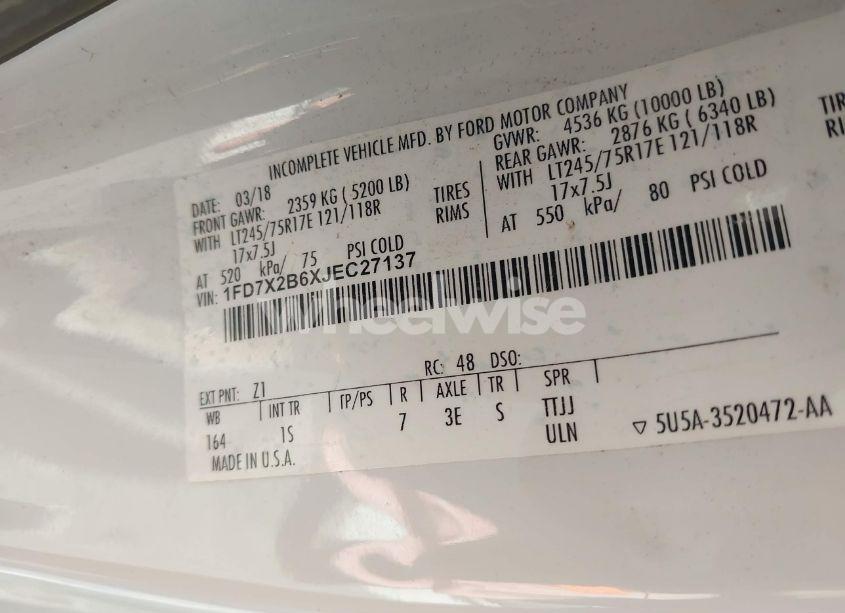 Photo 8 of 2018 Ford F-250 (VIN 1FD7X2B6XJEC27137)