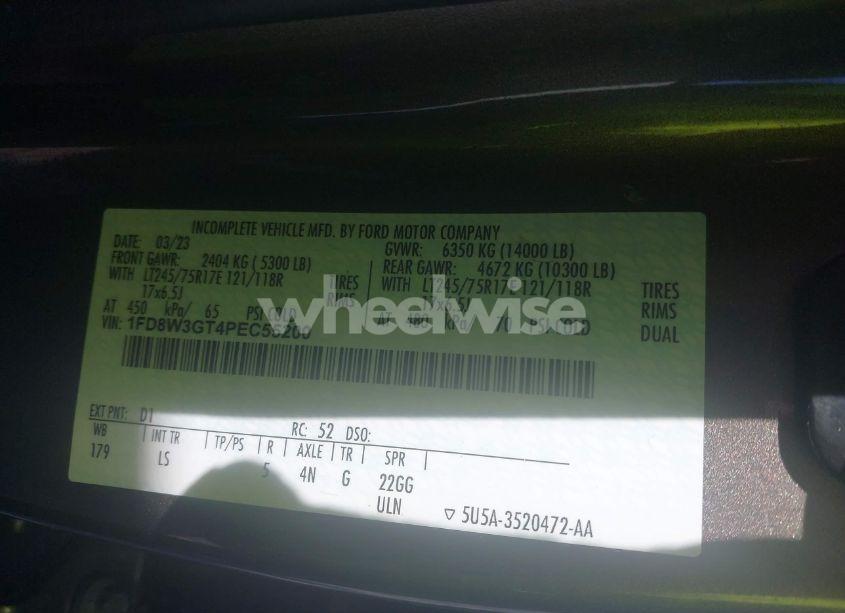 Photo 8 of 2023 Ford F-350 CHASSIS XL (VIN 1FD8W3GT4PEC55200)