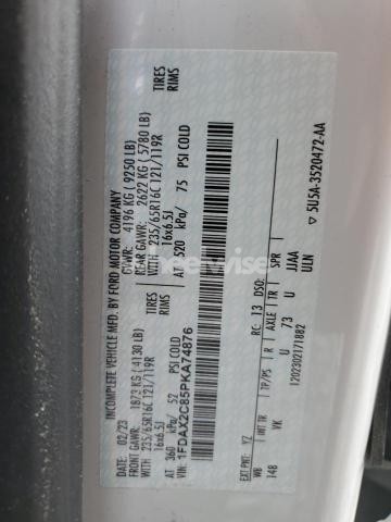 Photo 2 of 2023 FORD TRANSIT T-350 N/A (VIN 1FDAX2C85PKA74876)