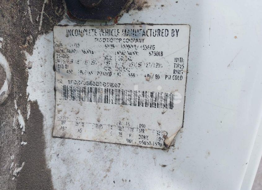 Photo 9 of 2011 Ford F-350 XL (VIN 1FDBF3B68BEB59067)