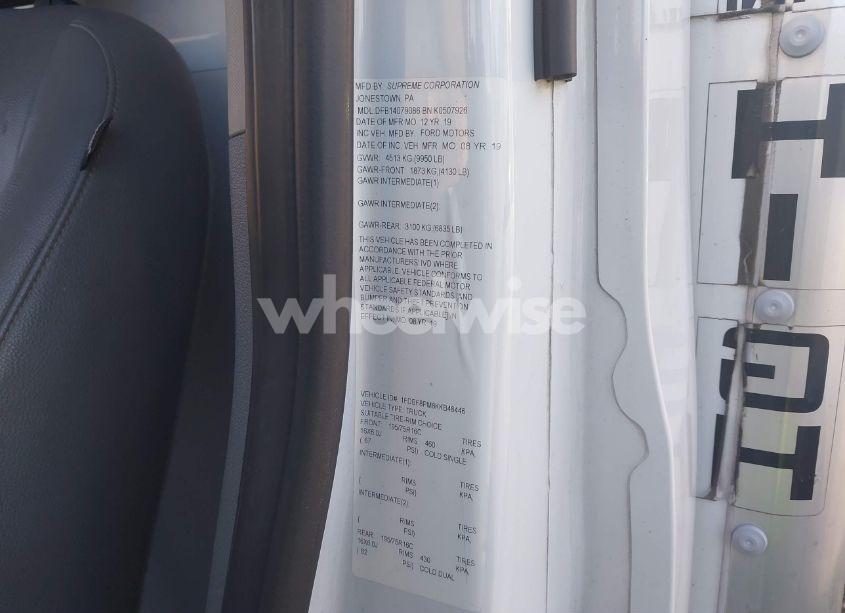 Photo 8 of 2019 Ford Transit-350 CUTAWAY (VIN 1FDBF8PM8KKB48446)