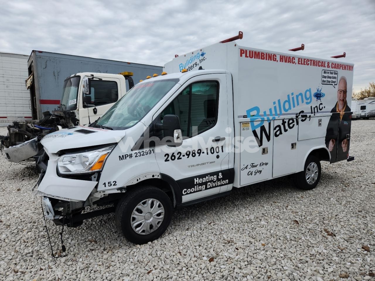 2022 FORD TRANSIT UTILITY / SERVICE TRUCK (VIN 1FDBW5P83NKA07662) main photo