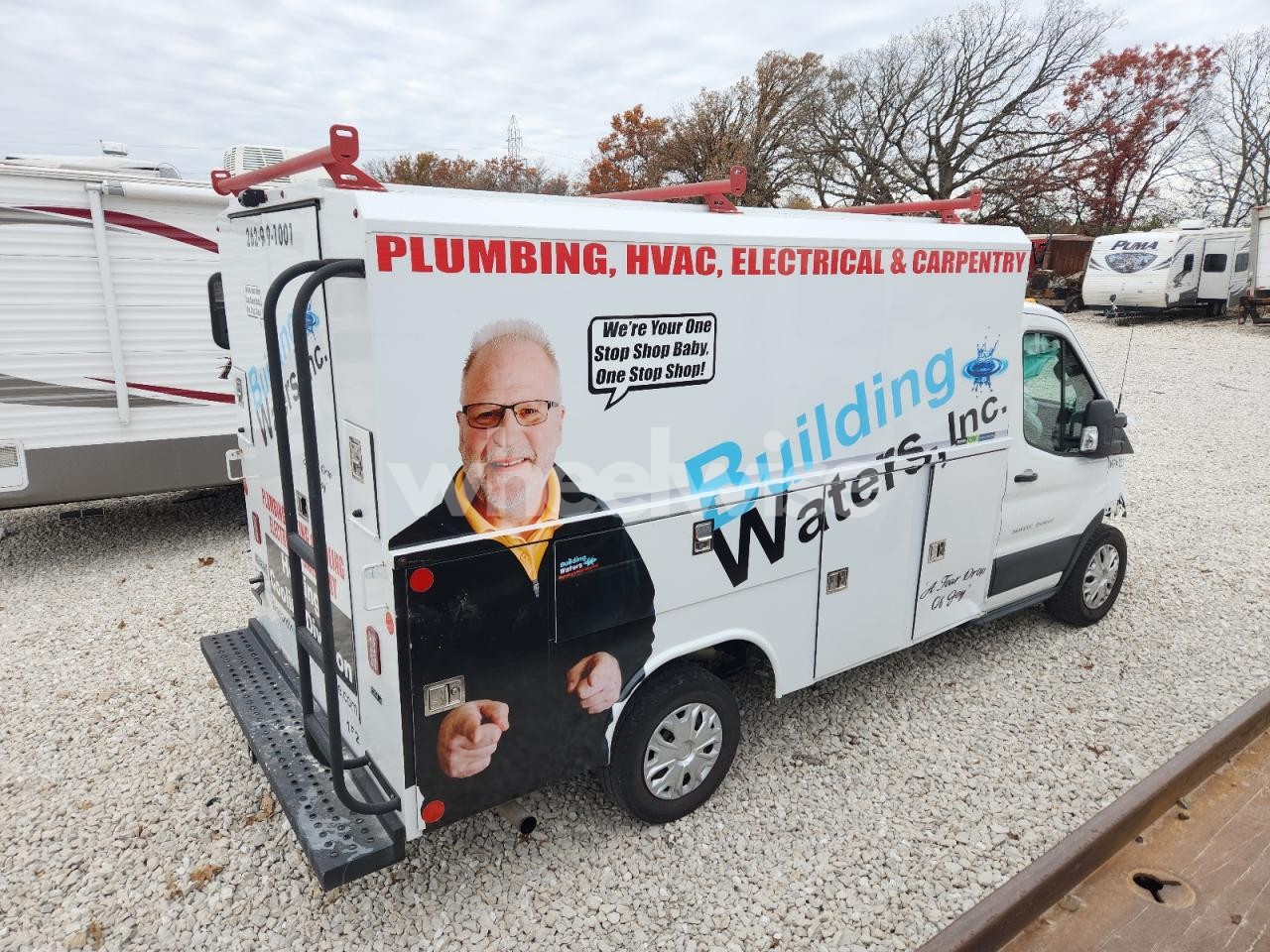 Photo 3 of 2022 FORD TRANSIT UTILITY / SERVICE TRUCK (VIN 1FDBW5P83NKA07662)