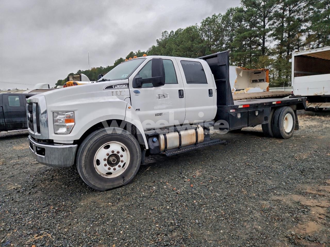 2019 FORD F650 FLATBED TRUCK (VIN 1FDPW6DXXKDF02528) main photo