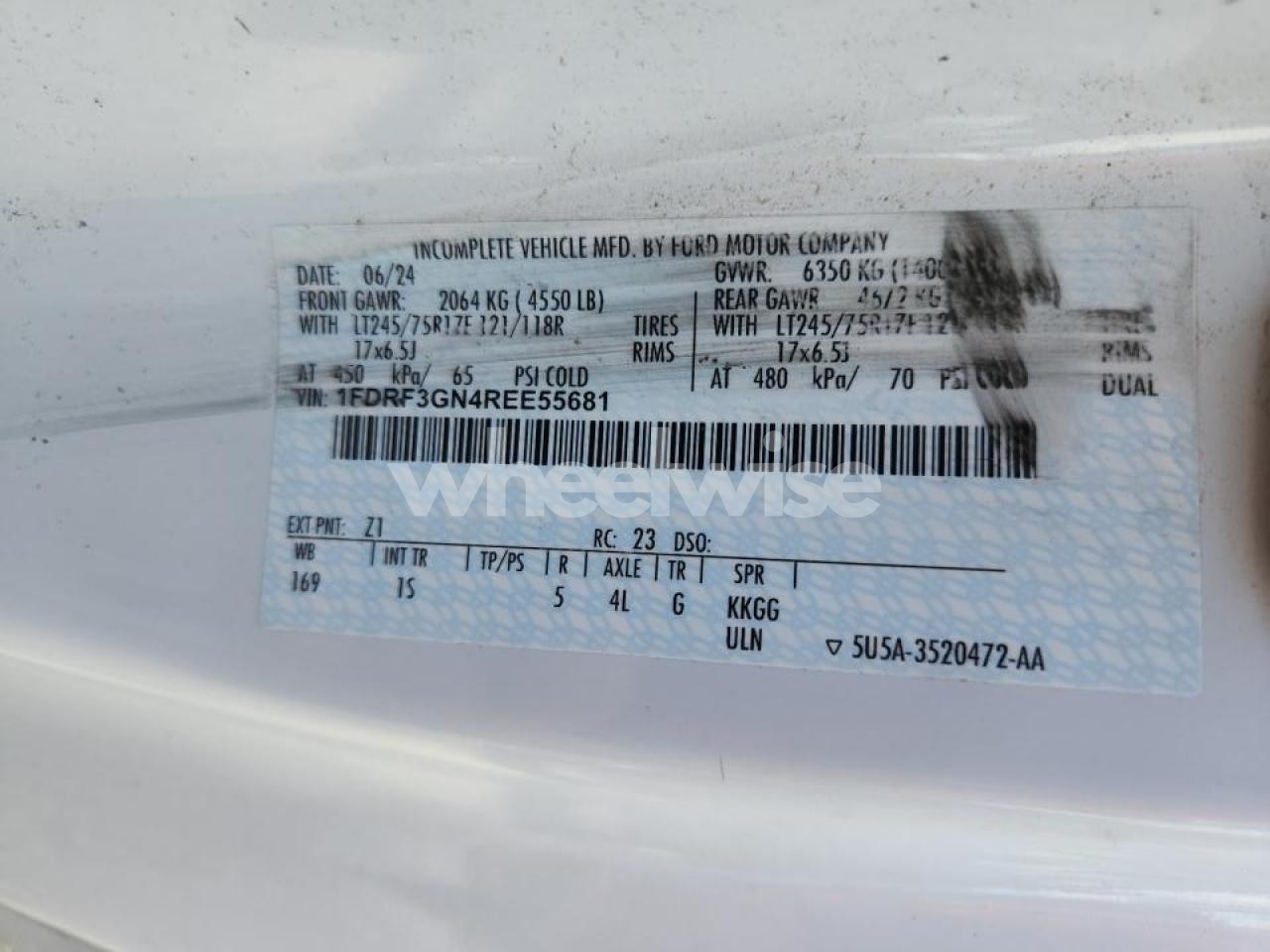 Photo 12 of 2024 FORD F350 SUPER DUTY UTILITY / SERVICE TRUCK (VIN 1FDRF3GN4REE55681)