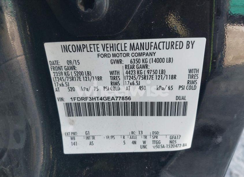 Photo 8 of 2016 Ford F-350 CHASSIS XL (VIN 1FDRF3HT4GEA77856)