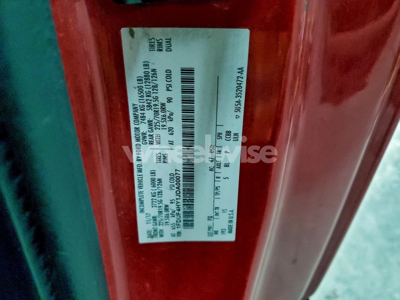 Photo 12 of 2018 FORD F450 SUPER DUTY FLATBED TRUCK (VIN 1FDUF4HY1JDA00077)