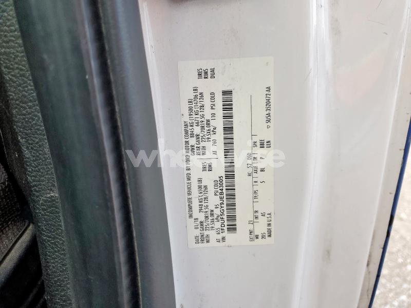 Photo 7 of 2018 FORD F550 SUPER DUTY N/A (VIN 1FDUF5GY9JEB43005)