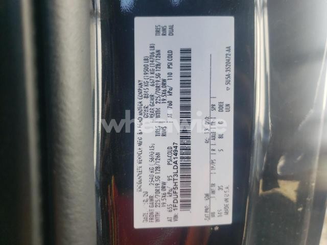 Photo 10 of 2020 FORD F550 SUPER DUTY (VIN 1FDUF5HT3LDA14947)