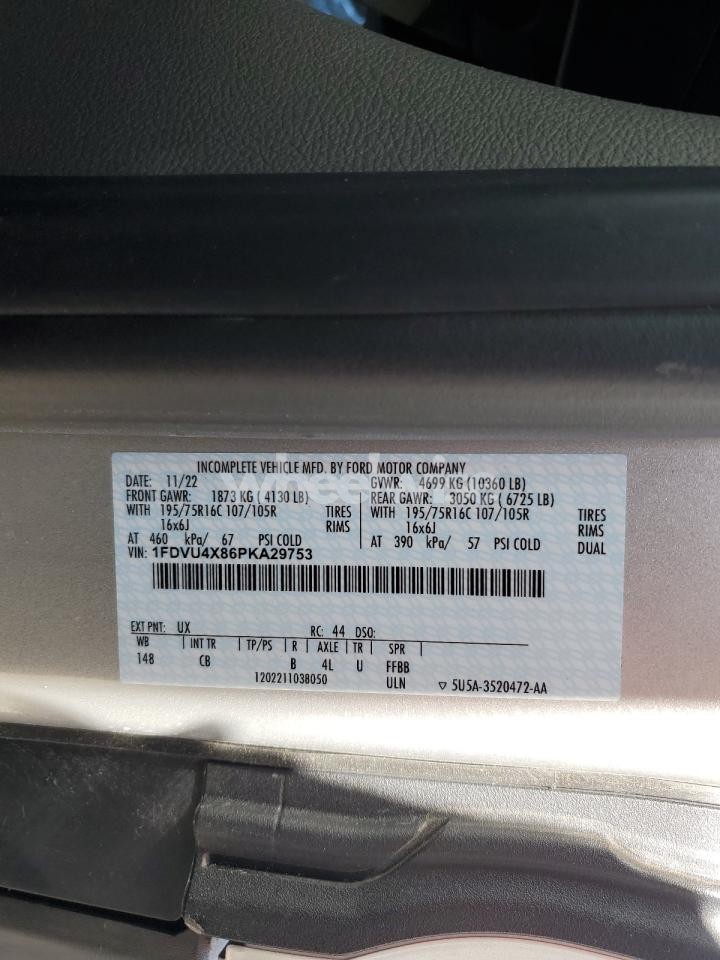 Photo 14 of 2023 FORD TRANSIT T-350 HD (VIN 1FDVU4X86PKA29753)